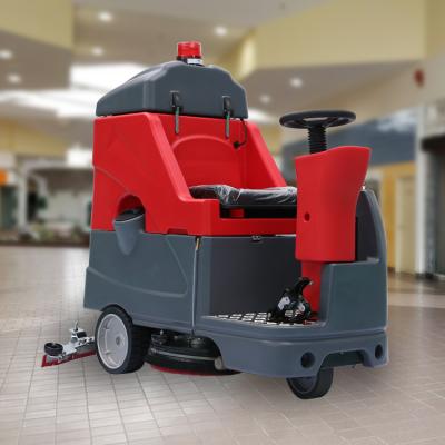 China Industrial Auto Cleanging Ronlon RLA660 Automobile Turn-on Tile Floor Marble Scrubber Scrubbing Cleaning Machine For Factory Price for sale