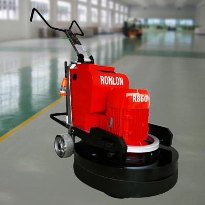 China Hotels High Efficiency Floor Marble Terrazzo Polishing Machine Surface Epoxy Concrete Grinder For Sale for sale