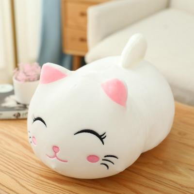 China New Customized Comfortable Stuffed Toys Pillow Office Cat Soft Plush Animal Cute Pillow for sale