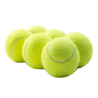 China Wholesale Colored Professional Training Custom Anklet Dog Professional Tennis Game Log Color Toy Ball Tennis Ball For Exercising for sale