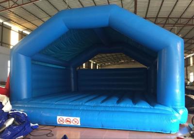 Κίνα Blue Kids Inflatable Bounce House Commercial Grade 7,9 X 7,1 m Ασφαλές μη τοξικό προς πώληση