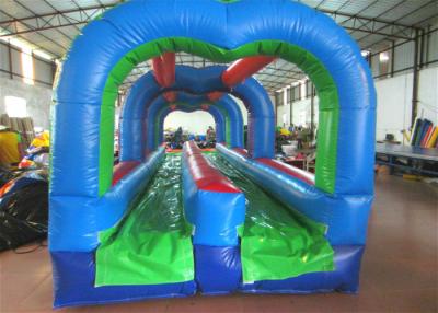 China Tobogán de agua de arco inflable comercial tobogán de agua de forma de puente inflable clásico en venta