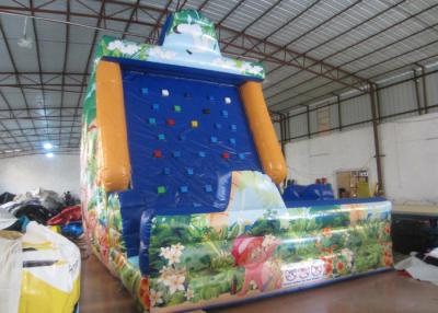 中国 遊園地の膨脹可能なロック クライミングの壁山のスポーツ ゲーム 5 X 4 X 6m 販売のため