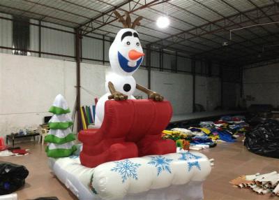 China Al aire libre explote las decoraciones de la Navidad, Feliz Navidad inflable de las actividades comerciales en venta