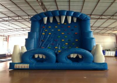 Cina Blue Rock Climbing Bounce House 6 x 4m Commerciale Scala gonfiabile in vendita