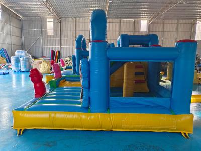 China Cartoon Themed PVC 4x3m Inflatable Combos Baby Jump Inflatable Bouncy Castle for sale