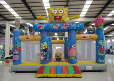 China Pretpark Kinderen Opblaasbaar Bounce House Digitaal printen Vuurvast materiaal Te koop