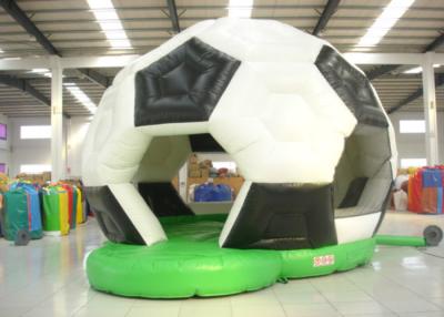 China Voetbal Design Bounce Round Bounce House, Soft Inside Bounce House Brandwerendheid Te koop