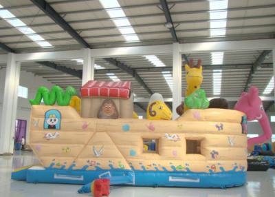 Κίνα Common Elephant Animals Pirate Ship Inflatable Slide Παιδιά χαριτωμένο φουσκωτό Pirate Jump House προς πώληση