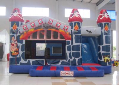 China Impresión de castillo de salto inflable personalizado con diapositiva en venta