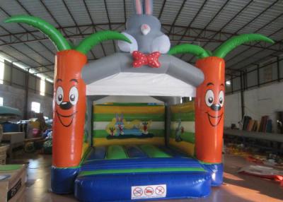 中国 Bounce House With Slide 0.55mm Pvc Tarpaulin , Indoor Inflatable Bounce House 販売のため