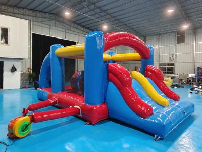 China Commercieel Bounce House met Blower Double Slide opblaasbaar Bounce House met Double Slide Combo te koop Te koop