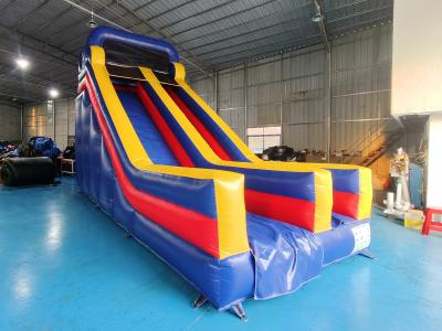 China Commercial 0.55mm Pvc Tarpaulin Giant Inflatable Slides Outdoor Inflatable Water Slides Castle For Kids And Adults for sale