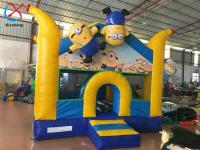 China Manufacturer Inflatable Minions Kids Inflatable Bounce House With Digital Painting for sale