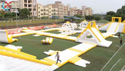 China Fornecedor Gaint Floating 0.9mm PVC Outdoor Inflatable Water Park Equipamento OEM/ODM à venda