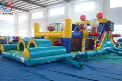 China Fabrica Juegos al aire libre Cursos de obstáculos inflables Castillo inflable comercial en venta