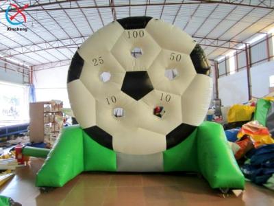 China Suppiler Inflatable Sport Games Football Shooting Games Interactive Score Games for sale