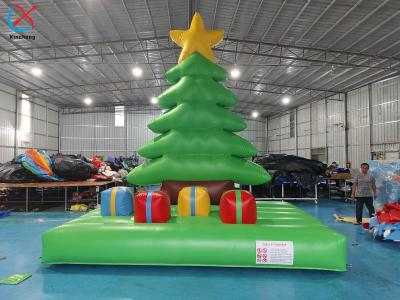 China Inflatable Christmas Tree Jumping Area Inflatable Bouncy Castle for sale