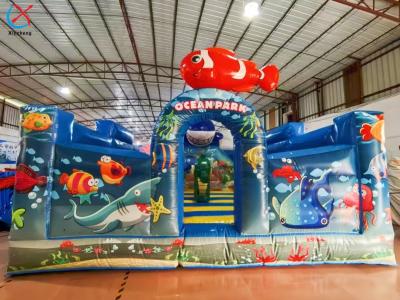 China Customzied Inflatable Bouncy House Undersea World Fun City Jumping Castle for sale