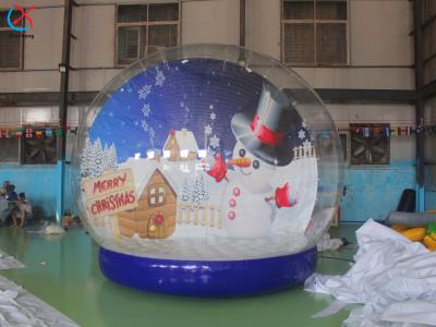 Cina Pallone gonfiabile Natale Fiocco di neve Inverno Uomo di neve Tema Pallone gonfiabile in vendita