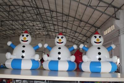 Cina Il PVC ermetico ha personalizzato le decorazioni gonfiabili del pupazzo di neve facili da pulire in vendita