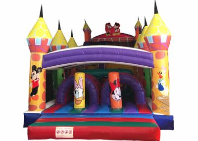 China Carreras de obstáculos inflables comunes/juegos de obstáculos inflables de Mickey en venta