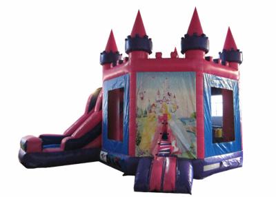 中国 Bouncy Castle魅力的な王女は5.18 x 4.75 x 4.88mの爆発のジャンプの家ステッチを倍増する 販売のため