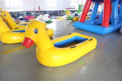 China Flotador inflable gigante de la piscina del pato de la lona de la natación 0.9m m en venta