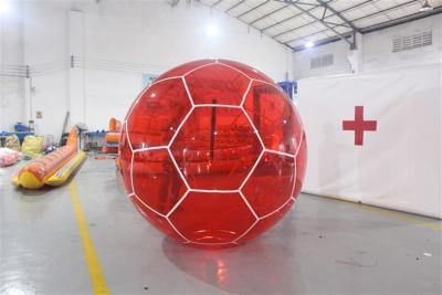 China Los juegos acuáticos inflables impermeables explotan el paseo acuático flotante del salto de la tierra humana del fútbol en venta