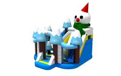 Chine Jouets gonflables Iceword de videur de château de bonhomme de neige de Chambre de saut de Noël gonflable de Combos à vendre