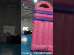 New Design Digital Printing Inflatable Bounce House With Slides Disney Princess Inflatable Jumping