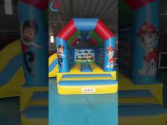 Inflatable Paw Patrol Jumping Bouncy Castle With Slide Combo For Kids