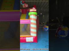 Inflatable Slides Coloruful Candy Inflatable Double Slides Castle