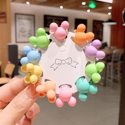 China Wholesale Fashion 10pcs/set Colorful Custom Mini Plastic Hair Jaw Claws Kids Hair Claw Clip Soft for sale