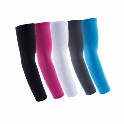 China Antibacterial UV Protection Sun Cooling Compression Sports Arm Sleeve for sale