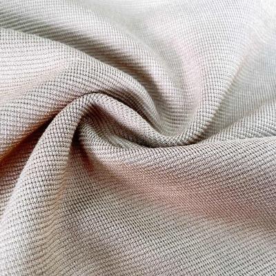 China Fusible Custom Textile Customized Jacquard Plain Dyed Ottoman Fabric For Pants Garment Material for sale