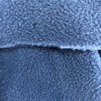 China 100% solid recyle polyester two sides brushed and two sides anti pilling fleece for sale