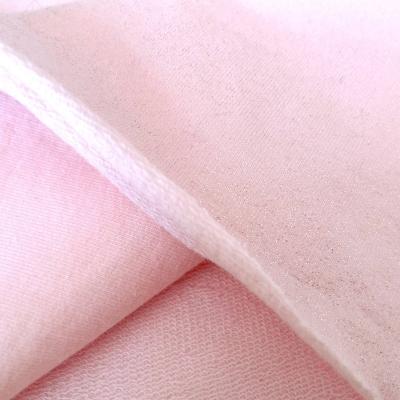 China High Quality 95% Cotton 5%Spandex Terry Foil Fusible Knitted French Fabric Roll Baby Cotton Fabrics For Clothing for sale