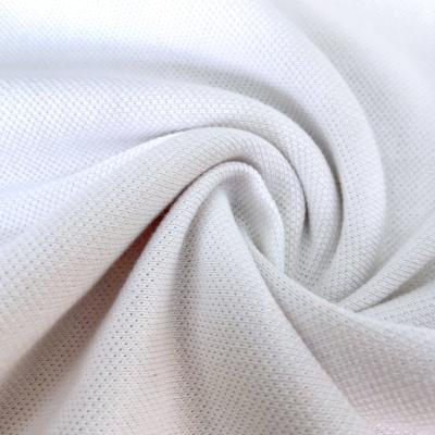 China China Factory 65%Cotton 35% Cotton Garment Fabric Flame Retardant Mesh Pique Price Knitted Fabric For Polyester Polo Shirt for sale