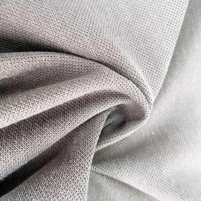 China Factory price 100 fuse cotton textile China performance pique weft wicking knitting mesh fabric for polo shirt for sale