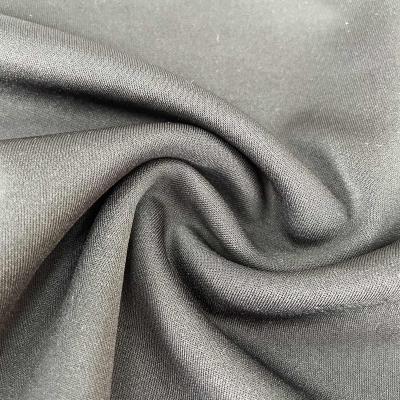 China Shaoxing Textile Fusible Solid Dyed 95% Polyester 5% Spandex Material Crepe Fabric Knitted For Baby Clothing for sale