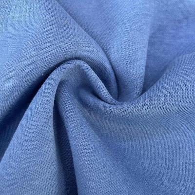 China Fusible Eco-friendly Fabric 85%cotton 15%polyester Stretch Knitted Scuba Air Coupling Fabric For Hoodie Dress for sale