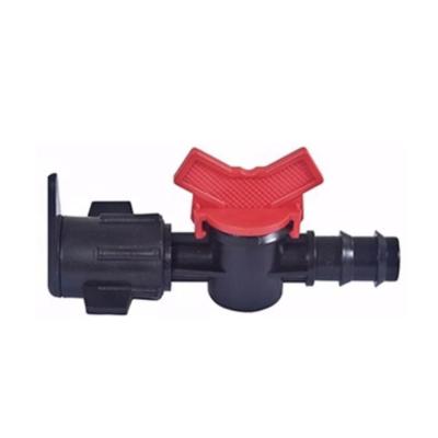 China Durable High Quality Plastic Barbed 20mm Drip Irrigation Water Valve 16mm for sale