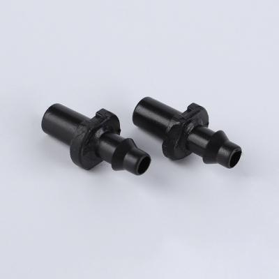 China Drip Irrigation Or Micro Barb 4/7mm Single Micro Single Garden System Irrigation Irrigation Connectors for sale