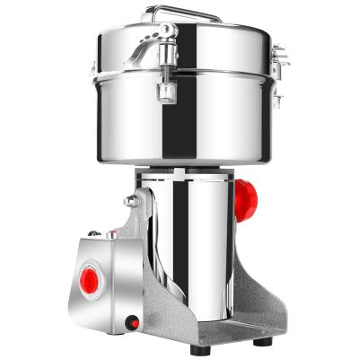 China Electric Tobacco Milling Machine 2KG Stainless Steel Herb Grinder Universal Spice Grinding Machine Universal for sale