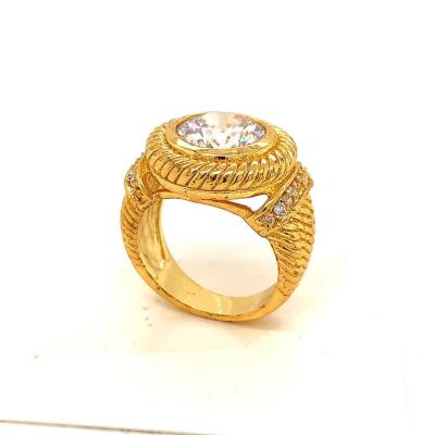 China CLASSIC Jewelry Ring Wholesale Gold Diamond Men Couples Wedding Ring for sale