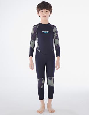 China Neoprene Antibacterial Kids Body One Piece Diving Suits Surf Wetsuit Plus Size Swimwear for sale