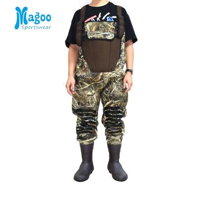 China Guardian Neoprene Antibacterial Fishing Wader Fishing Waders Boot Foot Waders for sale