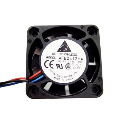 China Industrial Equipment Brushless 12 Vdc 0.14 Amp 40X40X10 Mm With 3 Fan Wires AFB0412HA-R00 for sale