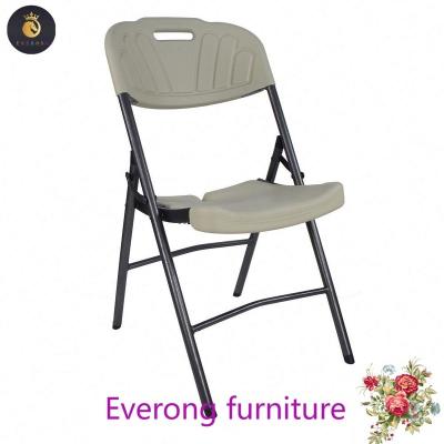 China Foldable Factory Outddort White Stacking Plastic Folding Chair for Wedding Party for sale